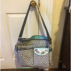 Baby Essentials Crossbody 8pc Set Diaper Bag